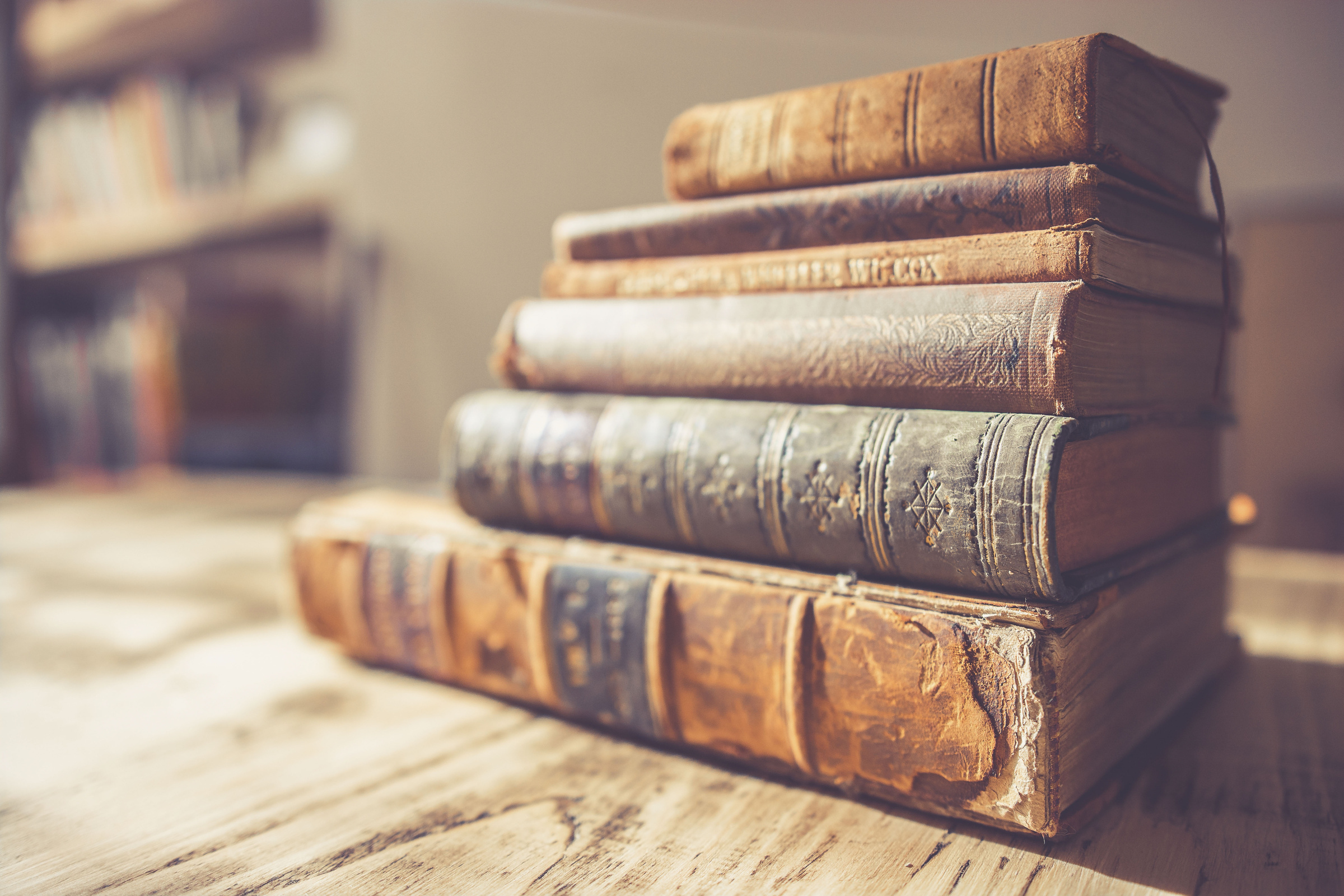 Stack of Old Books